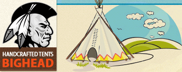 Indijanski šotori – Handcrafted tents BIGHEAD